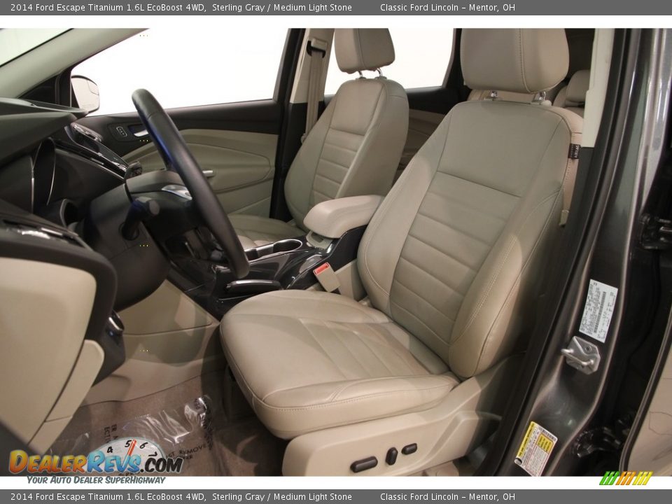 2014 Ford Escape Titanium 1.6L EcoBoost 4WD Sterling Gray / Medium Light Stone Photo #5
