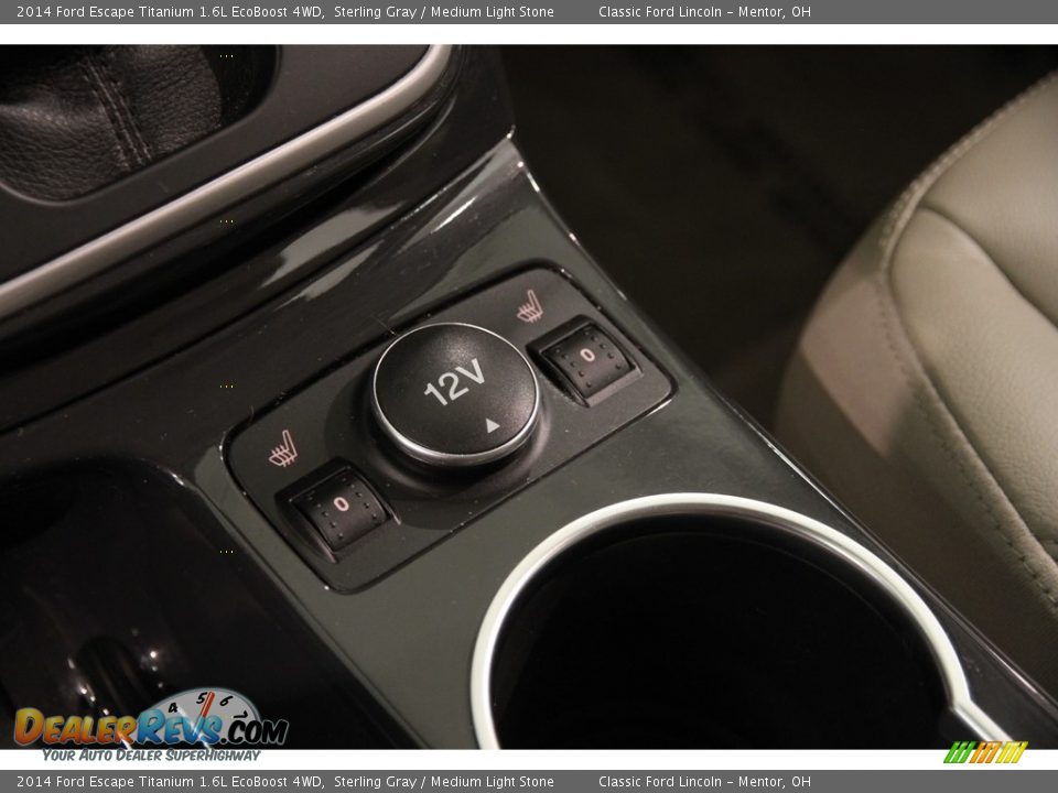 2014 Ford Escape Titanium 1.6L EcoBoost 4WD Sterling Gray / Medium Light Stone Photo #15