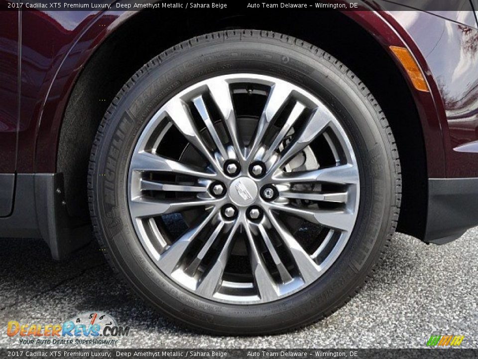 2017 Cadillac XT5 Premium Luxury Deep Amethyst Metallic / Sahara Beige Photo #7
