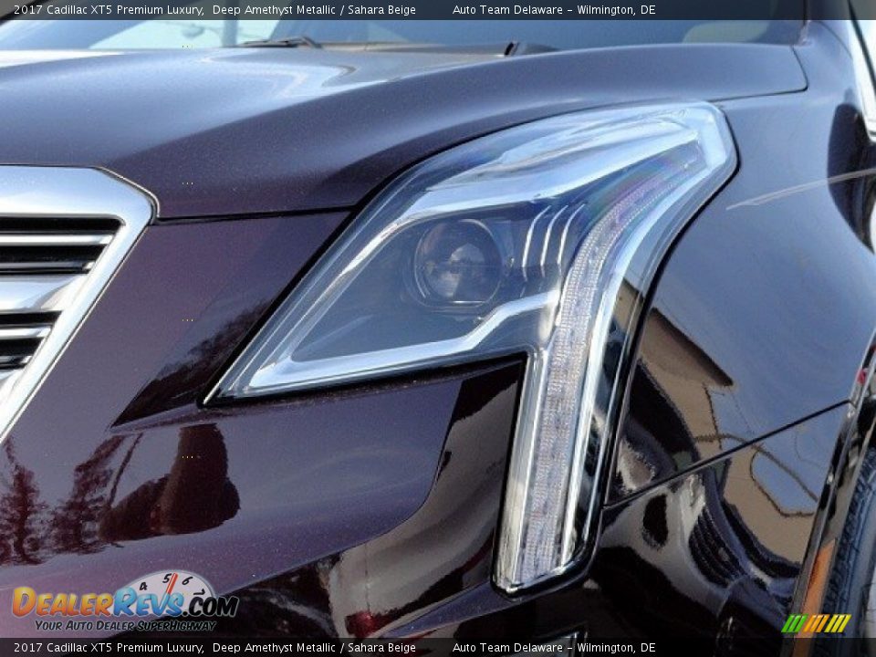 2017 Cadillac XT5 Premium Luxury Deep Amethyst Metallic / Sahara Beige Photo #8