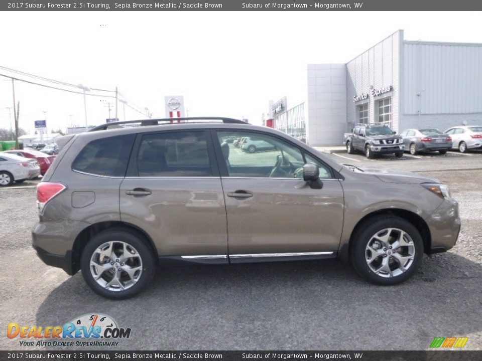 2017 Subaru Forester 2.5i Touring Sepia Bronze Metallic / Saddle Brown Photo #3