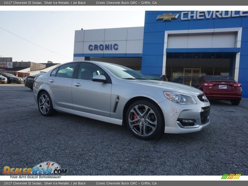 2017 Chevrolet SS Sedan Silver Ice Metallic / Jet Black Photo #1