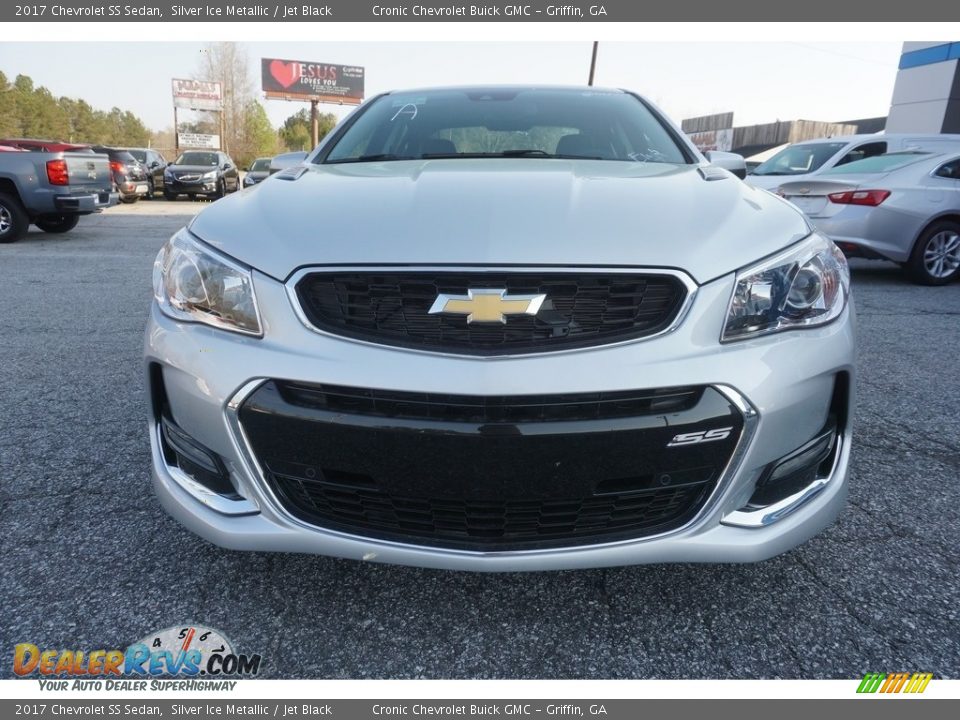 2017 Chevrolet SS Sedan Silver Ice Metallic / Jet Black Photo #2