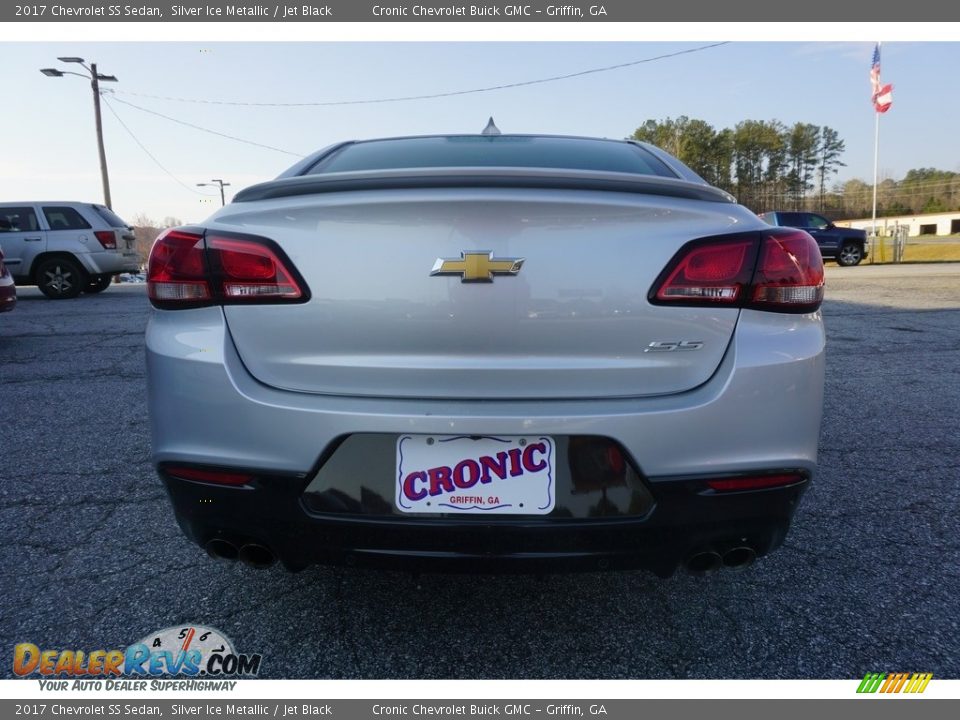 2017 Chevrolet SS Sedan Silver Ice Metallic / Jet Black Photo #6