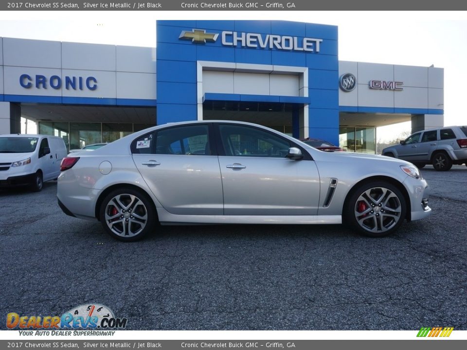 2017 Chevrolet SS Sedan Silver Ice Metallic / Jet Black Photo #8