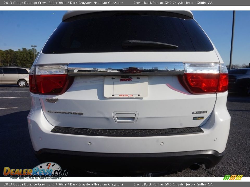 2013 Dodge Durango Crew Bright White / Dark Graystone/Medium Graystone Photo #6