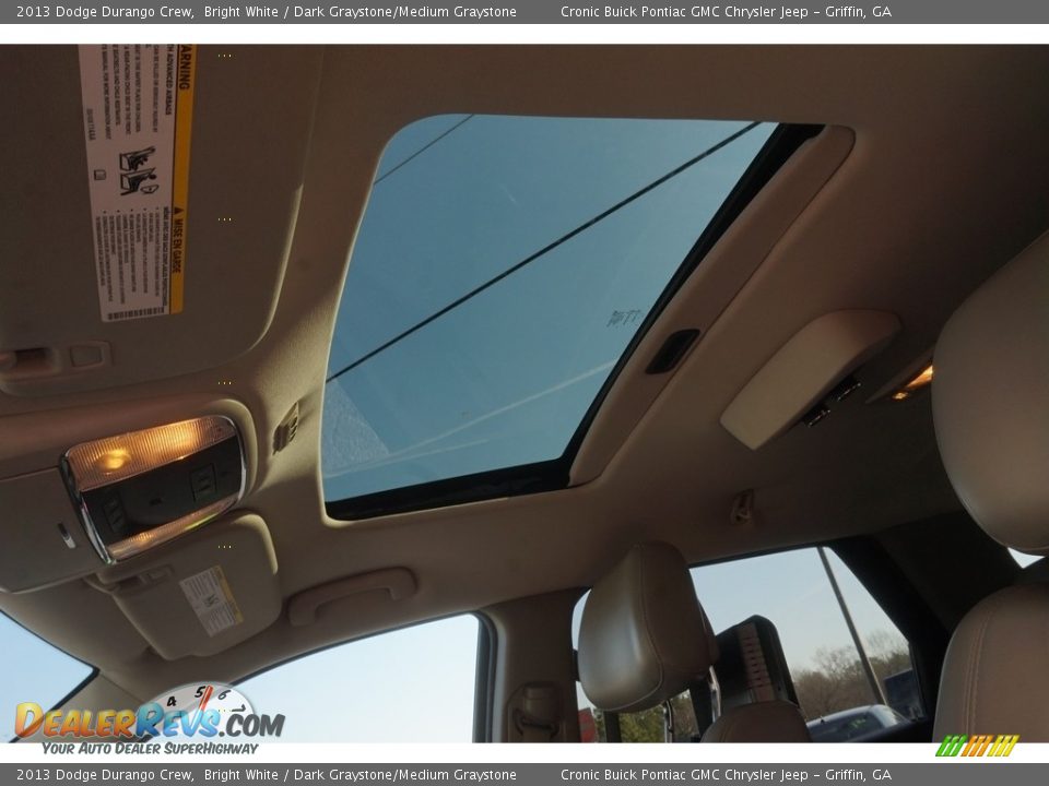 2013 Dodge Durango Crew Bright White / Dark Graystone/Medium Graystone Photo #11