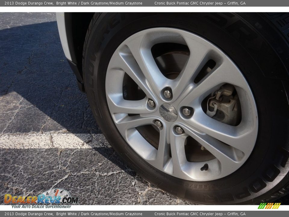 2013 Dodge Durango Crew Bright White / Dark Graystone/Medium Graystone Photo #13