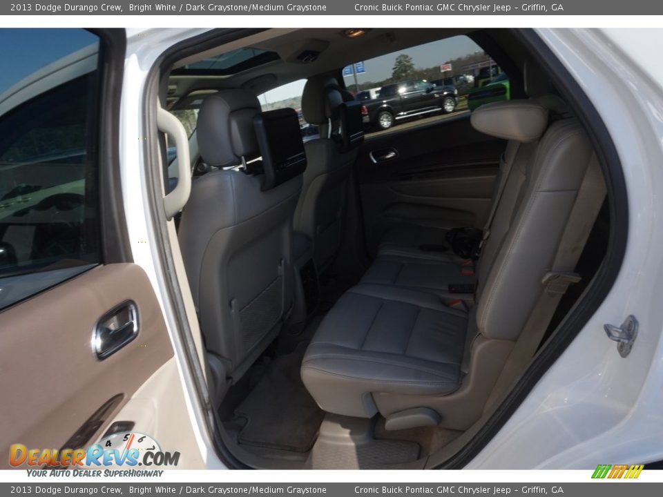 2013 Dodge Durango Crew Bright White / Dark Graystone/Medium Graystone Photo #14