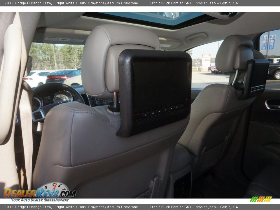 2013 Dodge Durango Crew Bright White / Dark Graystone/Medium Graystone Photo #15