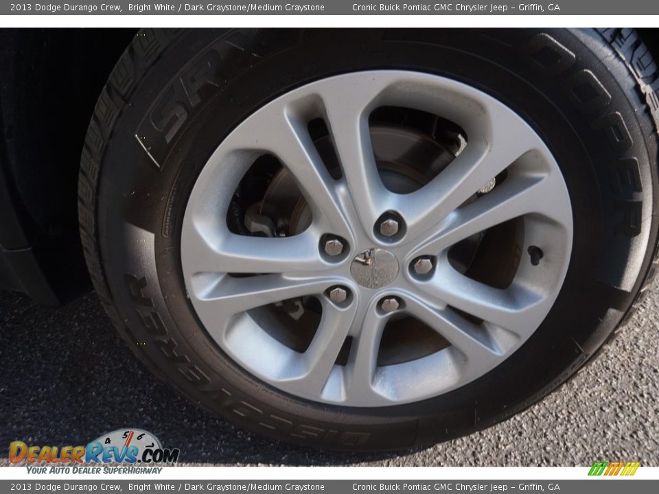 2013 Dodge Durango Crew Bright White / Dark Graystone/Medium Graystone Photo #16