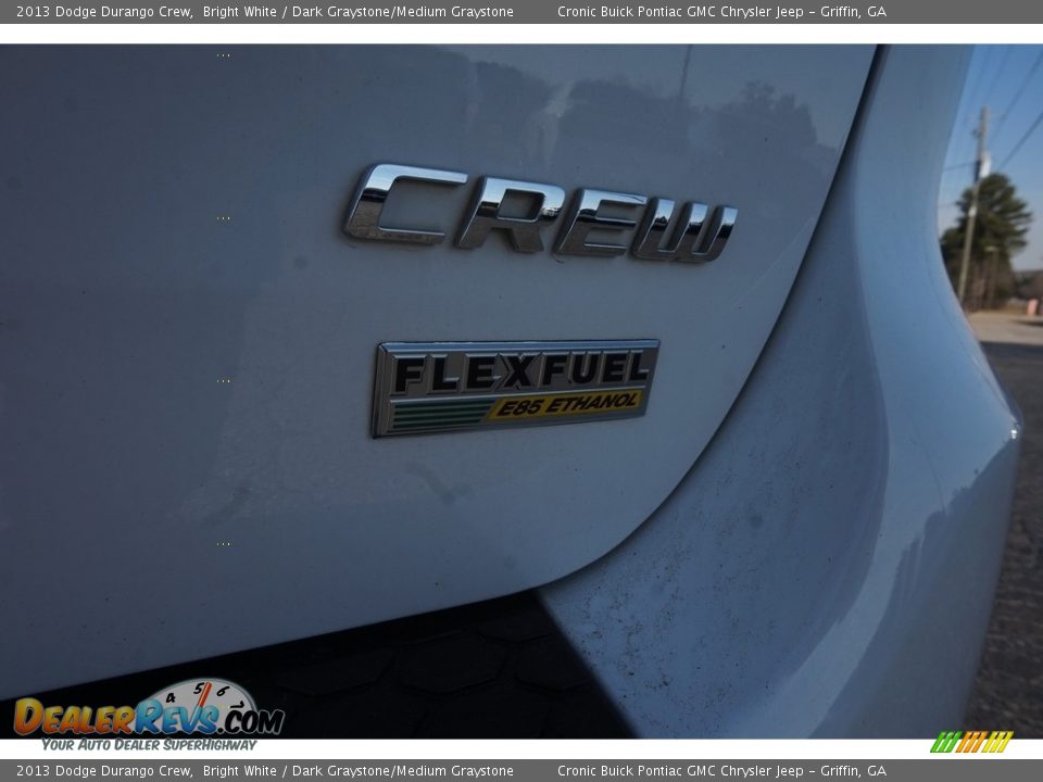 2013 Dodge Durango Crew Bright White / Dark Graystone/Medium Graystone Photo #17