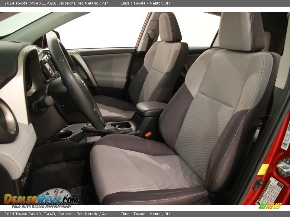 2014 Toyota RAV4 XLE AWD Barcelona Red Metallic / Ash Photo #5