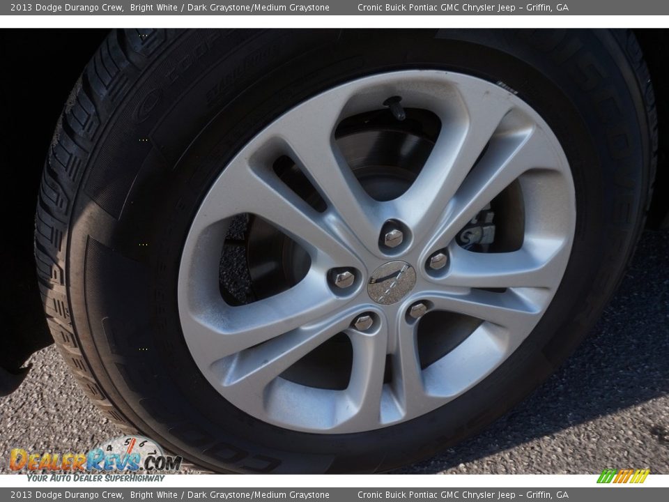 2013 Dodge Durango Crew Bright White / Dark Graystone/Medium Graystone Photo #19