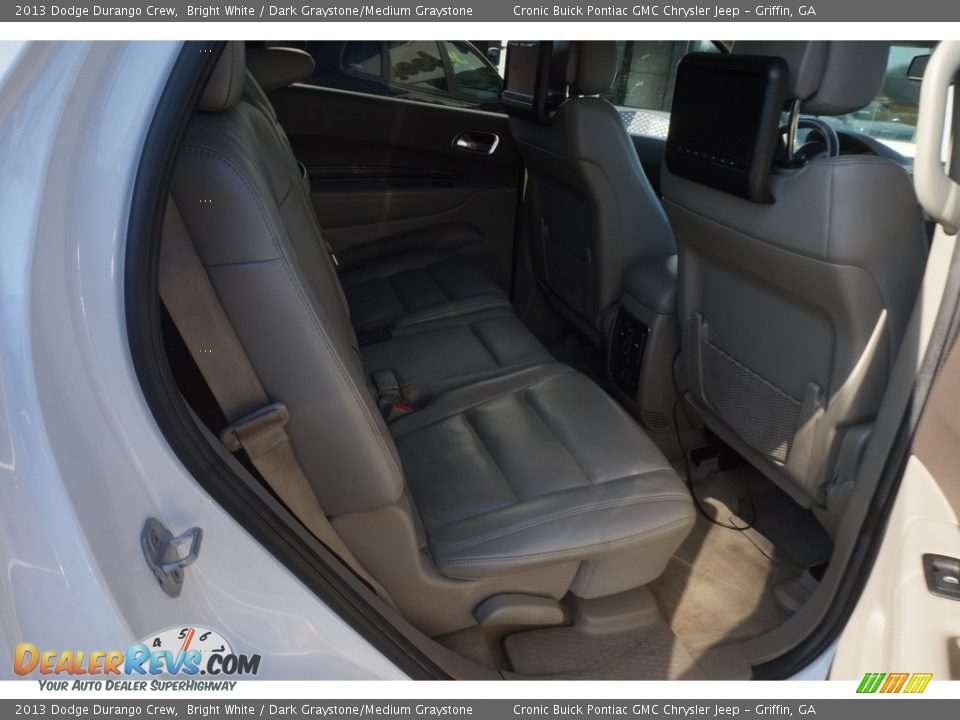 2013 Dodge Durango Crew Bright White / Dark Graystone/Medium Graystone Photo #20