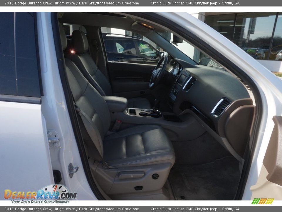 2013 Dodge Durango Crew Bright White / Dark Graystone/Medium Graystone Photo #22