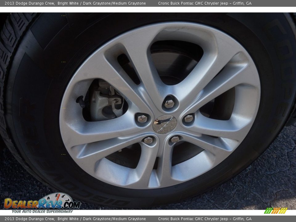 2013 Dodge Durango Crew Bright White / Dark Graystone/Medium Graystone Photo #24