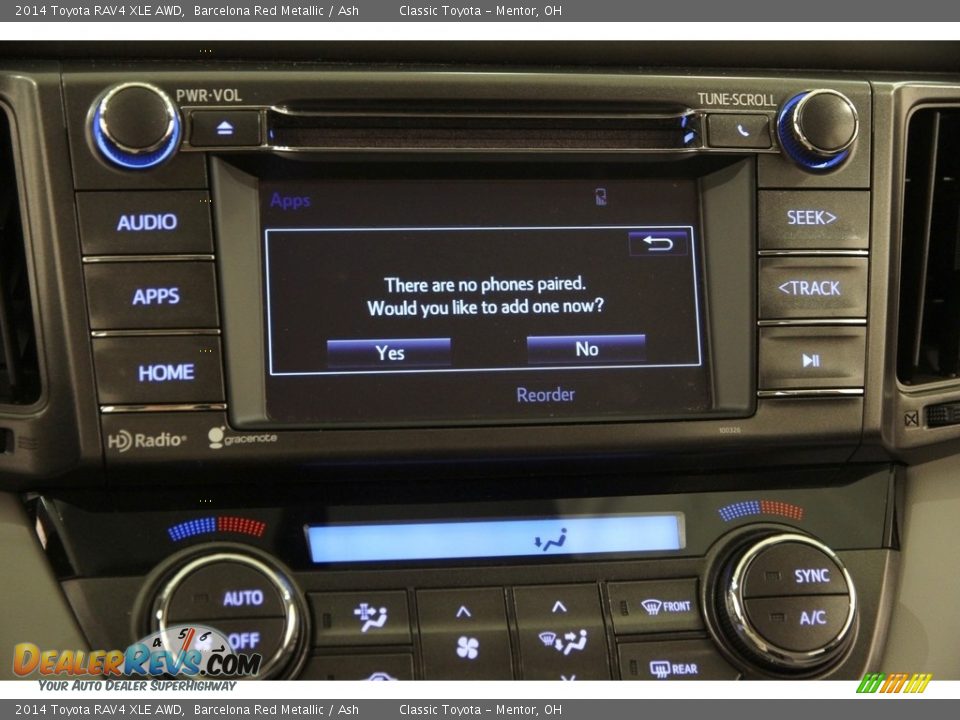 2014 Toyota RAV4 XLE AWD Barcelona Red Metallic / Ash Photo #11