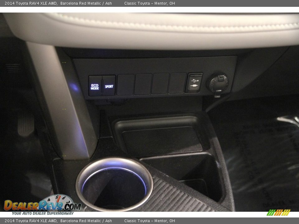 2014 Toyota RAV4 XLE AWD Barcelona Red Metallic / Ash Photo #12