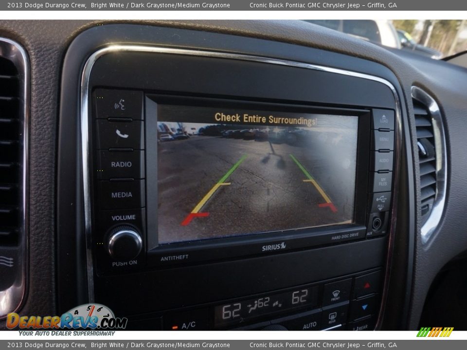 2013 Dodge Durango Crew Bright White / Dark Graystone/Medium Graystone Photo #26