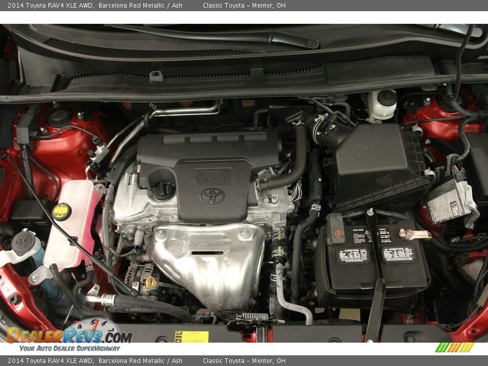 2014 Toyota RAV4 XLE AWD Barcelona Red Metallic / Ash Photo #19