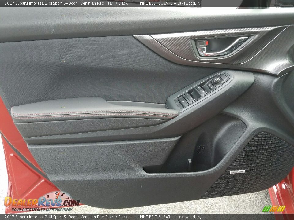 2017 Subaru Impreza 2.0i Sport 5-Door Venetian Red Pearl / Black Photo #6