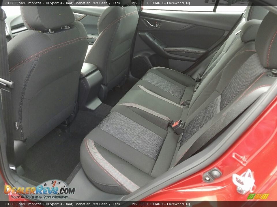 Rear Seat of 2017 Subaru Impreza 2.0i Sport 4-Door Photo #8