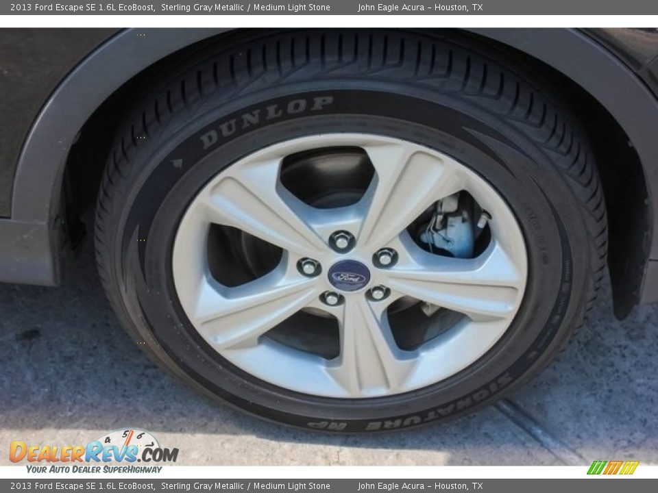 2013 Ford Escape SE 1.6L EcoBoost Sterling Gray Metallic / Medium Light Stone Photo #11