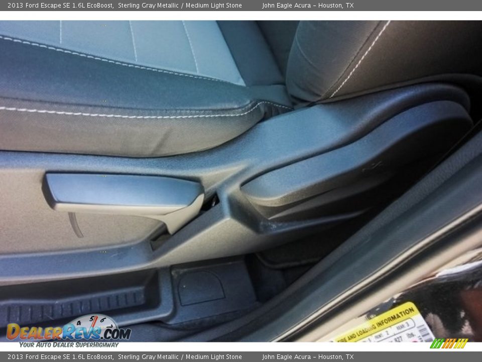 2013 Ford Escape SE 1.6L EcoBoost Sterling Gray Metallic / Medium Light Stone Photo #16