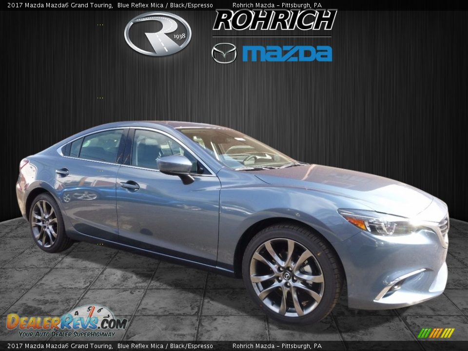 2017 Mazda Mazda6 Grand Touring Blue Reflex Mica / Black/Espresso Photo #1