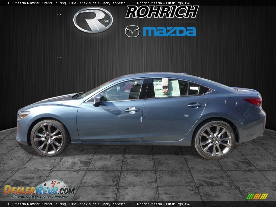 2017 Mazda Mazda6 Grand Touring Blue Reflex Mica / Black/Espresso Photo #3