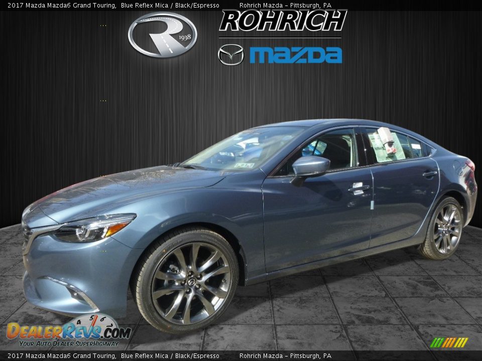 2017 Mazda Mazda6 Grand Touring Blue Reflex Mica / Black/Espresso Photo #4