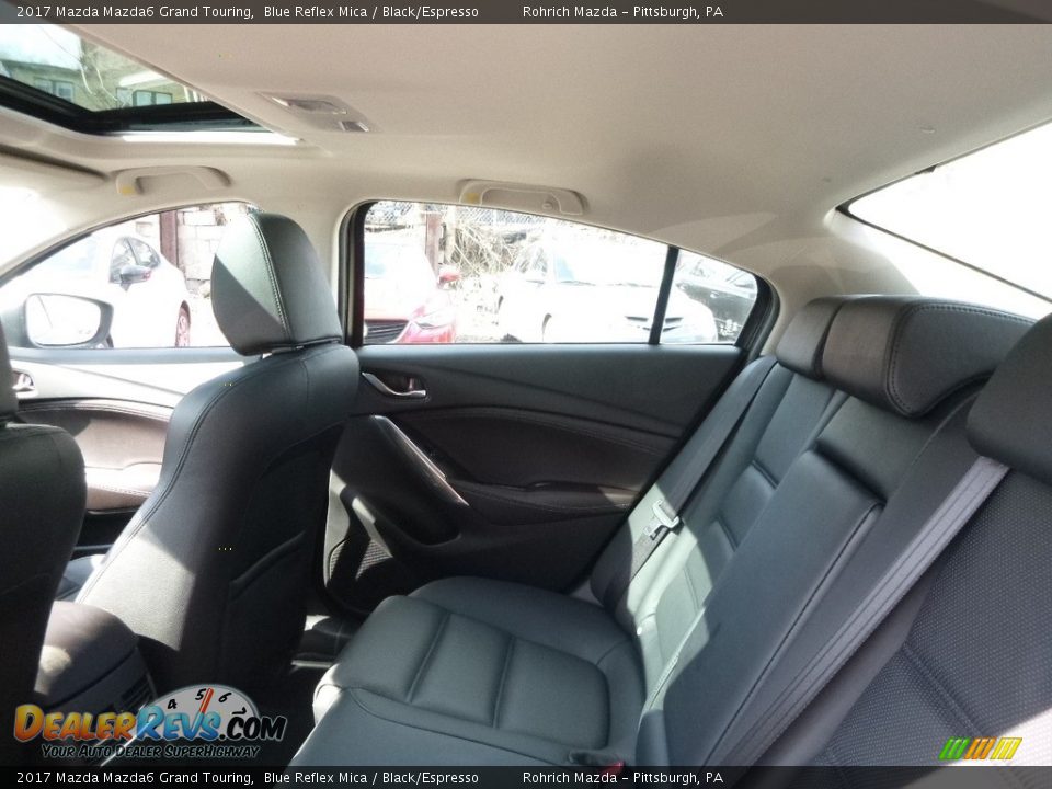 2017 Mazda Mazda6 Grand Touring Blue Reflex Mica / Black/Espresso Photo #7