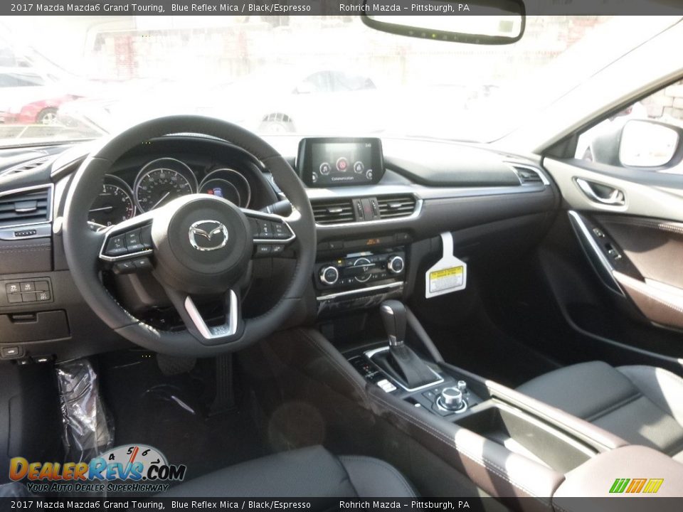 2017 Mazda Mazda6 Grand Touring Blue Reflex Mica / Black/Espresso Photo #8
