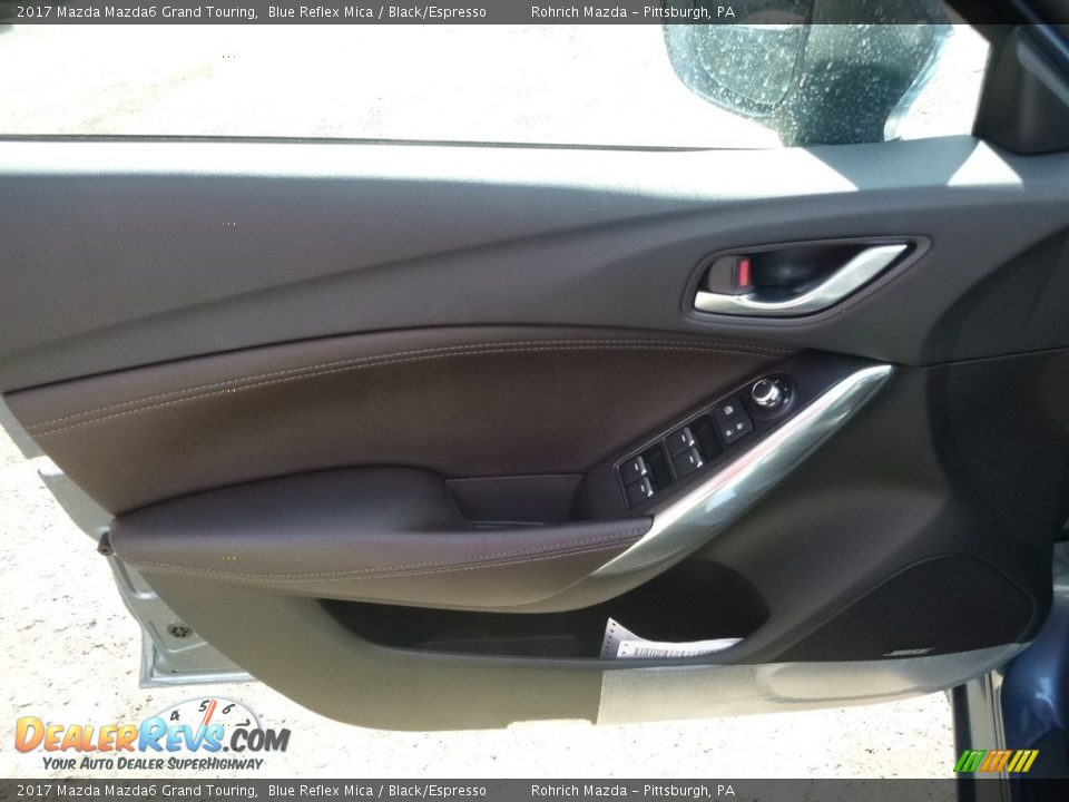 2017 Mazda Mazda6 Grand Touring Blue Reflex Mica / Black/Espresso Photo #9