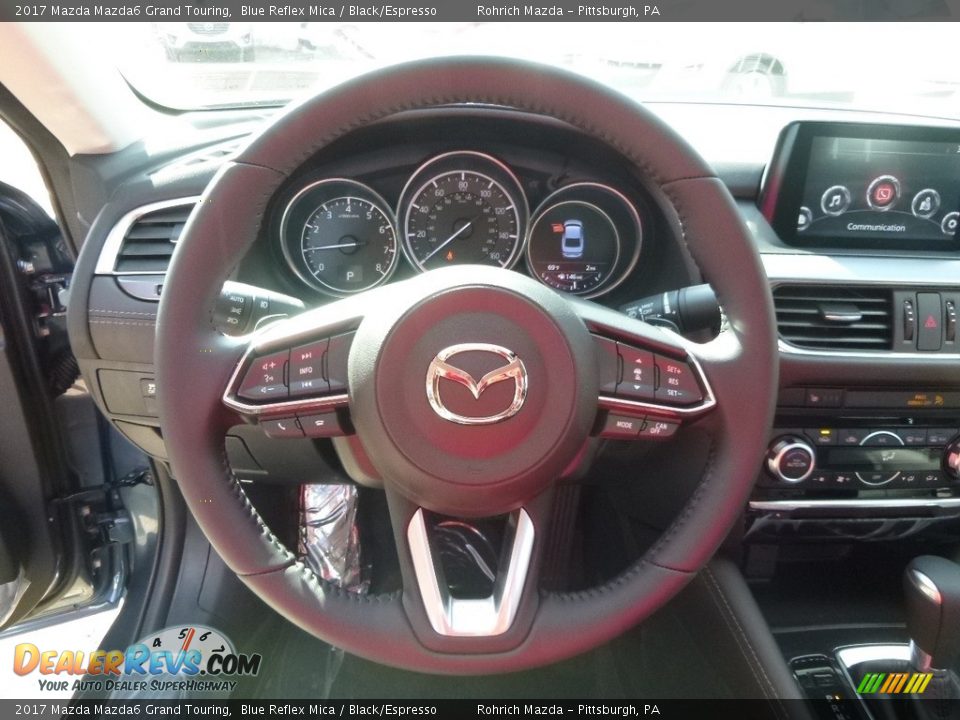 2017 Mazda Mazda6 Grand Touring Blue Reflex Mica / Black/Espresso Photo #11