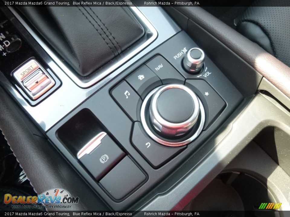 2017 Mazda Mazda6 Grand Touring Blue Reflex Mica / Black/Espresso Photo #12