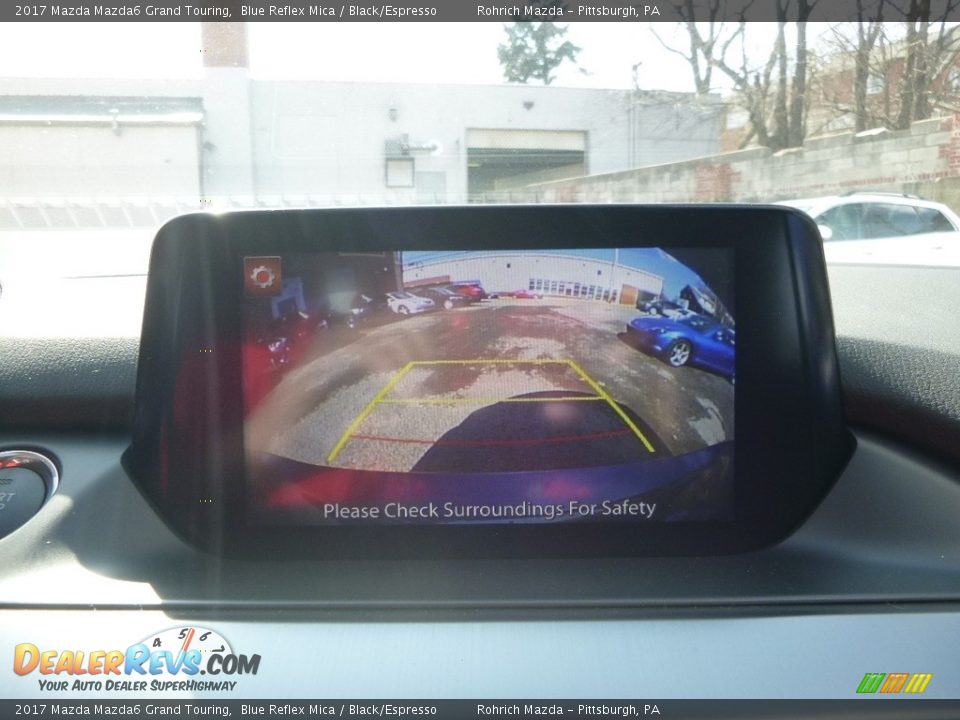 2017 Mazda Mazda6 Grand Touring Blue Reflex Mica / Black/Espresso Photo #13