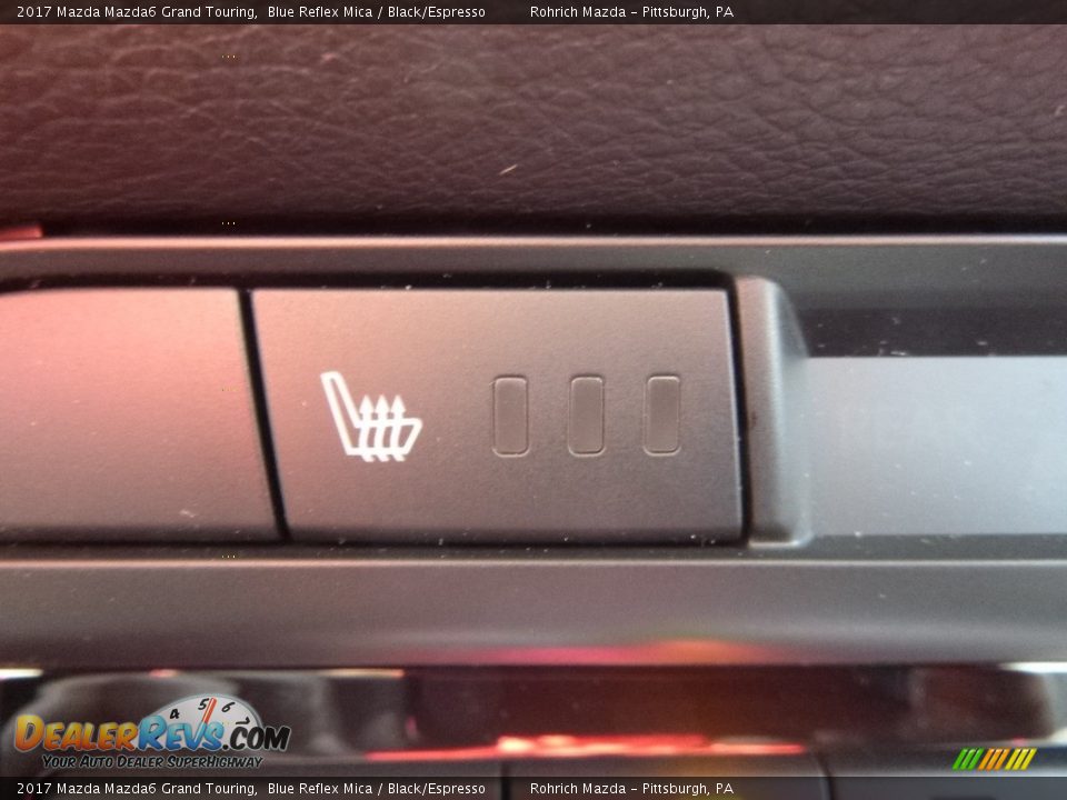 2017 Mazda Mazda6 Grand Touring Blue Reflex Mica / Black/Espresso Photo #14