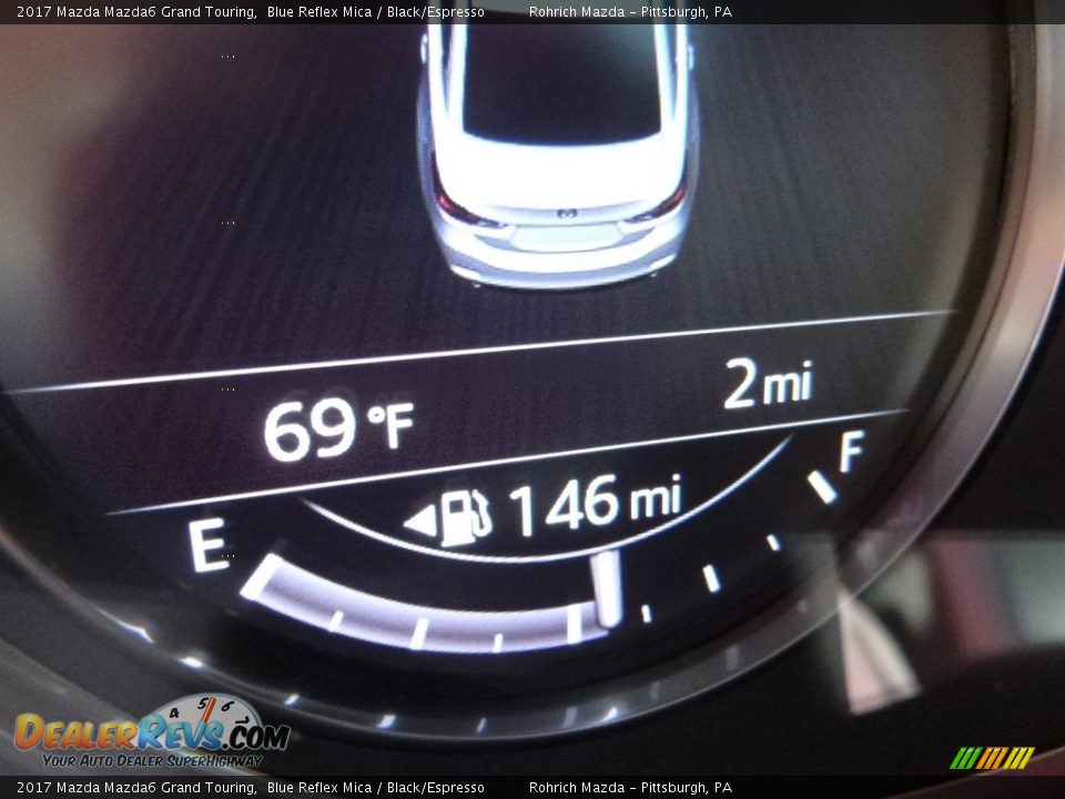 2017 Mazda Mazda6 Grand Touring Blue Reflex Mica / Black/Espresso Photo #15