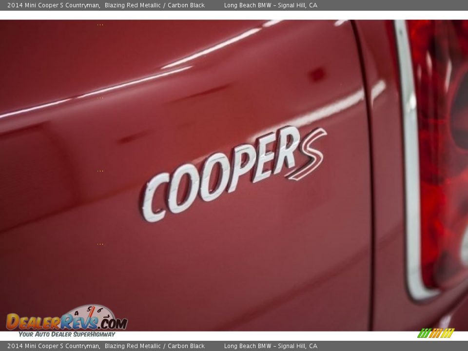 2014 Mini Cooper S Countryman Blazing Red Metallic / Carbon Black Photo #8