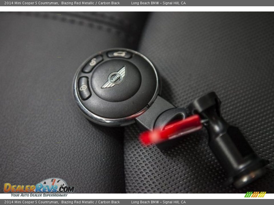 2014 Mini Cooper S Countryman Blazing Red Metallic / Carbon Black Photo #11