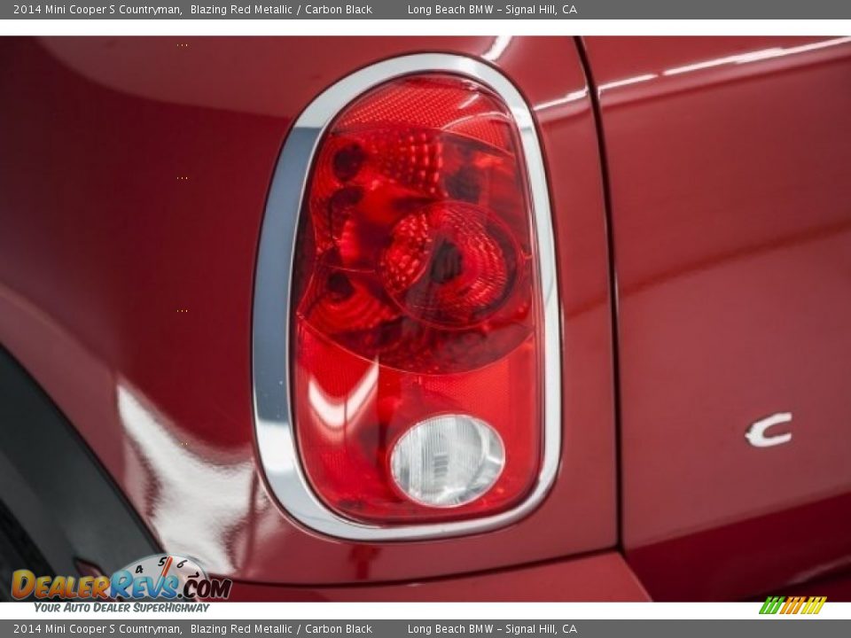 2014 Mini Cooper S Countryman Blazing Red Metallic / Carbon Black Photo #20