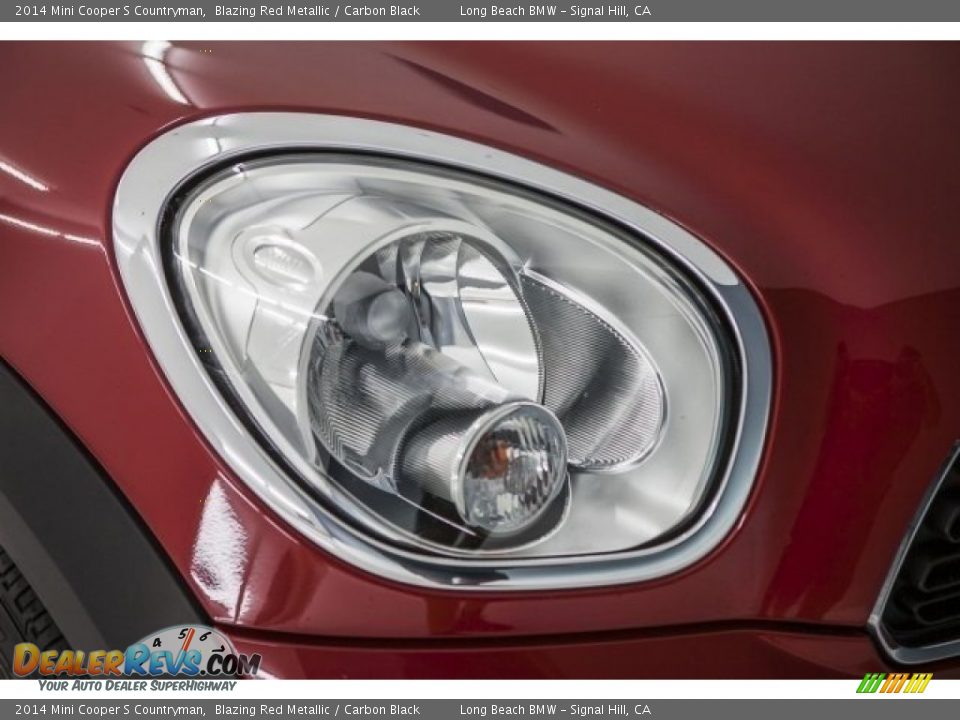 2014 Mini Cooper S Countryman Blazing Red Metallic / Carbon Black Photo #25