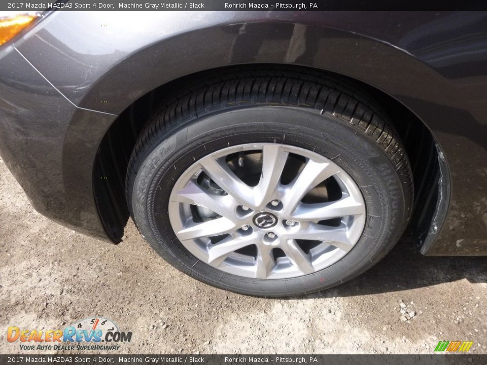 2017 Mazda MAZDA3 Sport 4 Door Machine Gray Metallic / Black Photo #5