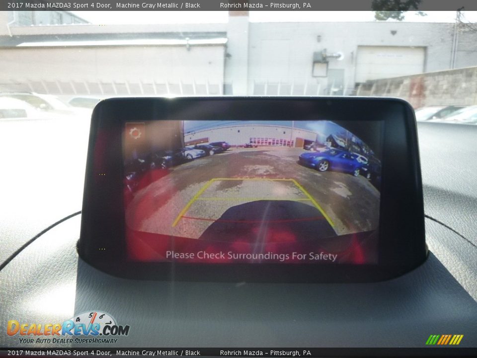 2017 Mazda MAZDA3 Sport 4 Door Machine Gray Metallic / Black Photo #12