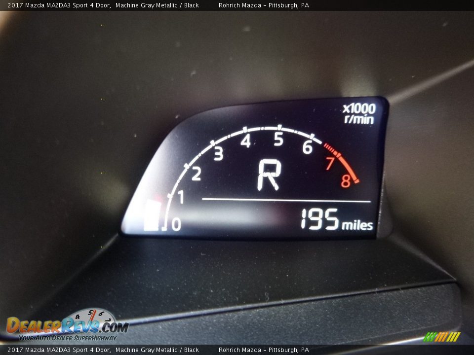 2017 Mazda MAZDA3 Sport 4 Door Machine Gray Metallic / Black Photo #15