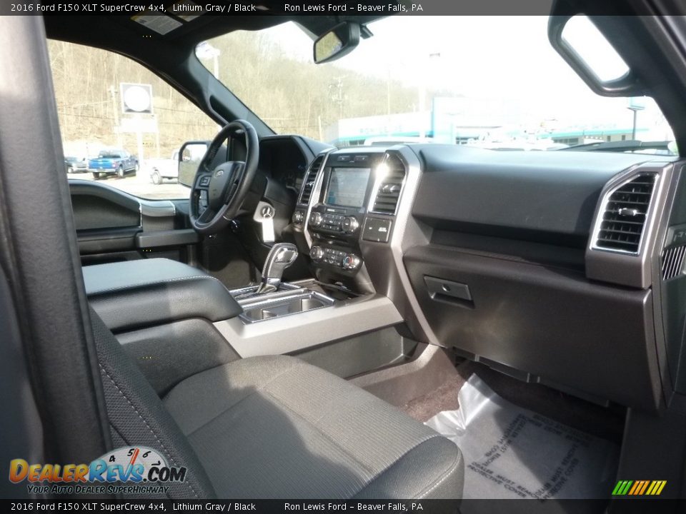 2016 Ford F150 XLT SuperCrew 4x4 Lithium Gray / Black Photo #2