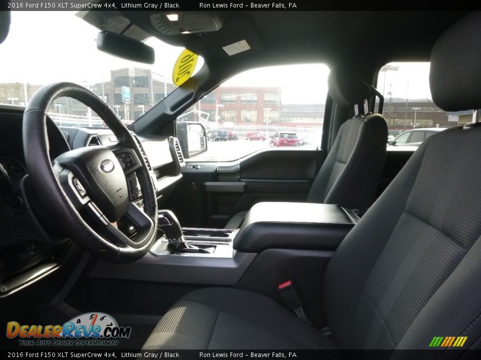 2016 Ford F150 XLT SuperCrew 4x4 Lithium Gray / Black Photo #11