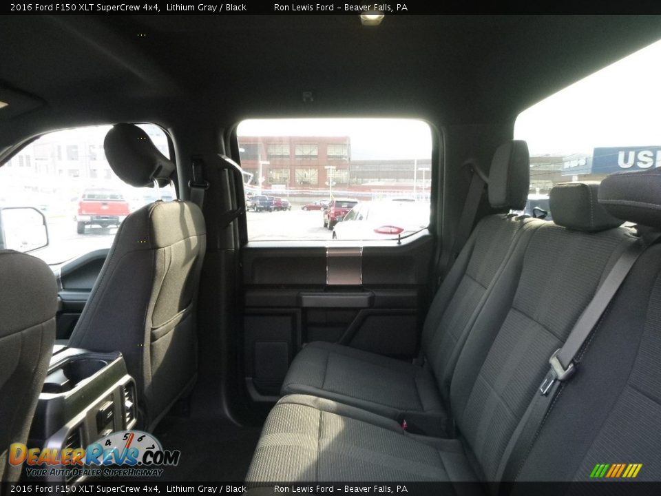 2016 Ford F150 XLT SuperCrew 4x4 Lithium Gray / Black Photo #12